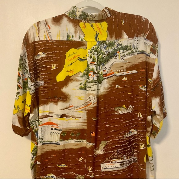 Vintage Wind And Sea Laguna Beach Hawaiian Shirt Size XL - Picture 5 of 12